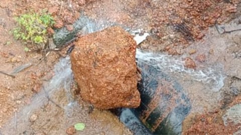 Water Pipeline is broken again in goa