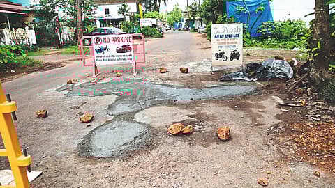 Potholes in Panjim