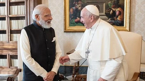 Prime Minister Narendra Modi & Pope Francis