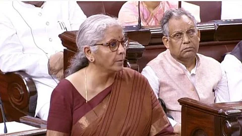 Monsoon Session: Finance Minister Nirmala Sitharaman