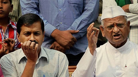 Anna hazare arvind kejriwal