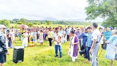 IIT Goa Protest in Sanguem