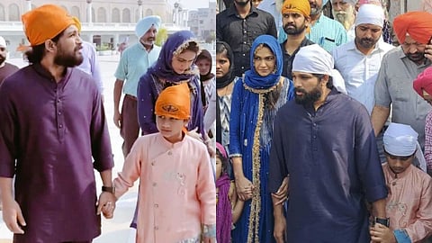 Allu Arjun Visit Golden Temple