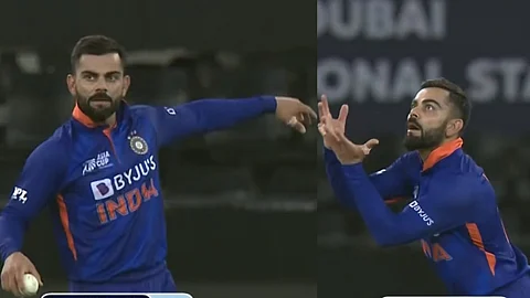 Virat Kohli Bowling