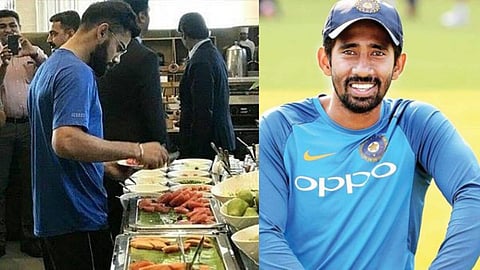 Virat Kohli Wridhiman Saha