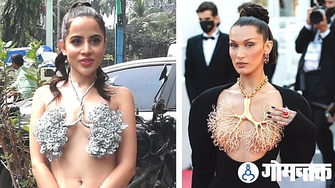 Urfi Javed Bella Hadid