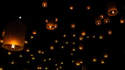 sky lantern | Goa News