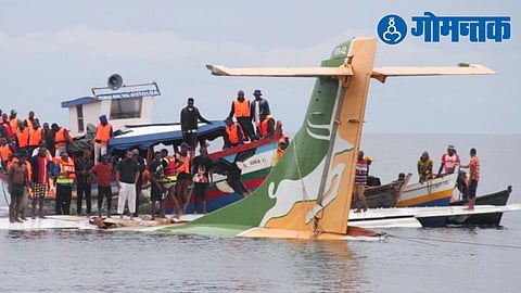 Plane crashes in Tanzania