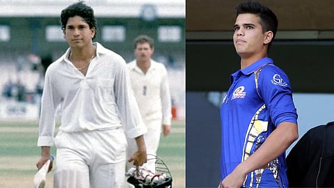 Sachin Tendulkar and Arjun Tendulkar