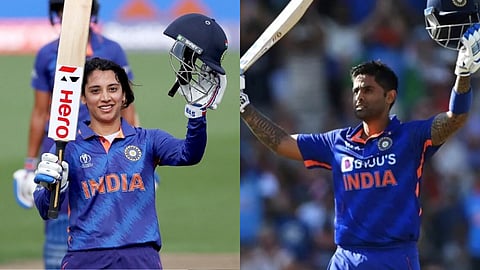 Smriti Mandhana and Suryakumar Yadav