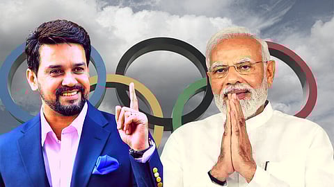 Anurag Thakur and PM Narendra Modi