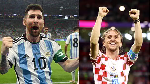 Lionel Messi v Luka Modric