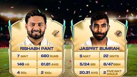 Rishabh Pant & Jasprit Bumrah