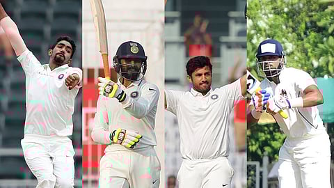 Jasprit Bumrah, Ravindra Jadeja, Karun Nair, Shreyas Iyer