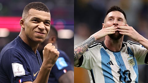 Kylian Mbappe and Lionel Messi