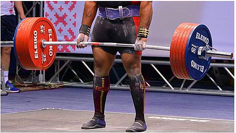 Powerlifting competition