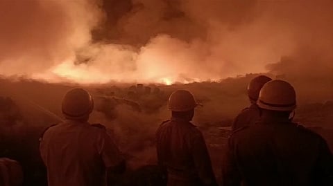 Fire in Goa