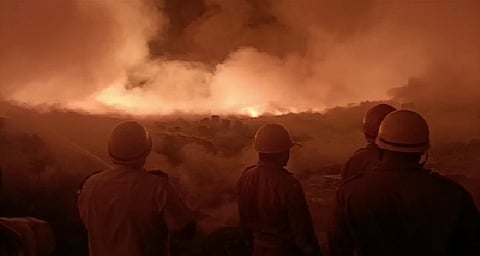 Fire in Goa