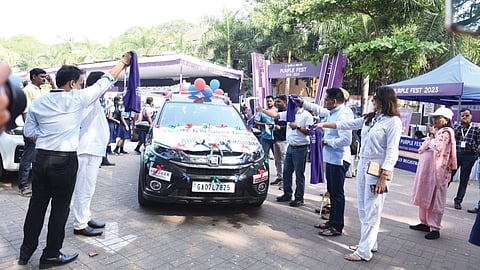Purple Fest Car