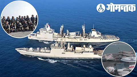 Indo French naval exercise Varuna