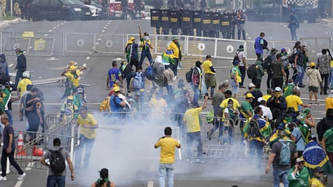 Protest In Parliament | Brazil Protest