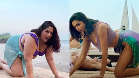 Plus-size Influencer Dances to Besharam Rang