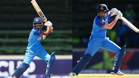 Shweta Sehrawat and Shafali Verma in U19 Women's T20 World Cup