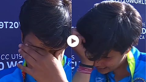 Shafali Verma couldn't hold happy tears