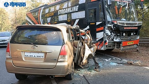 Goa Accident At Mollem