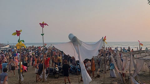 Arambol beach costume party