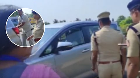 Karnataka CM Basavaraj Bommai's car
