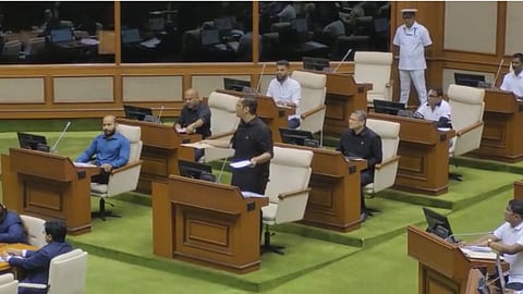 Goa Budget Session | Congress MLAs wore black clothes