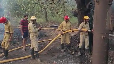Fire In Sanguem