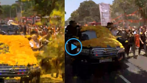 PM Modi Roadshow Video