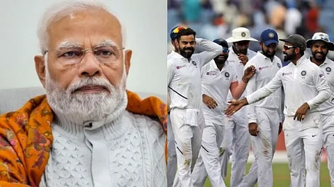 PM Narendra Modi & Team India