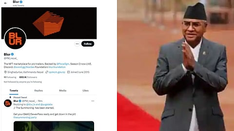 Nepal PM Twitter Account