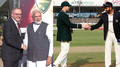 India vs Australia | 4th Test | India PM Mr. Narendra Modi and Australia PM Mr. Anthony Albanese