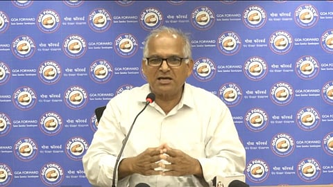 Press Conference by Goa Forward General Secretary Mohandas Lolienkar