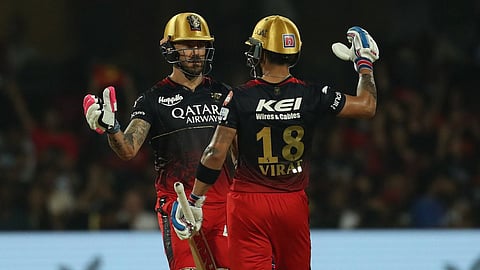 Faf du Plessis and Virat Kohli