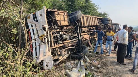 Mumbai-Goa Highway Shivshahi Bus Accident