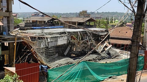 Building Collapsed in Mapusa