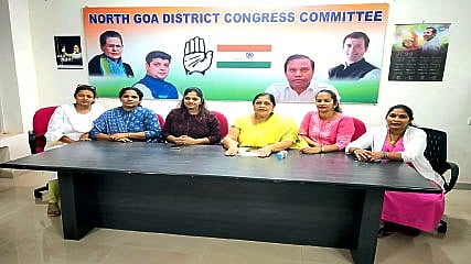 Womens Congress President Bina Naik