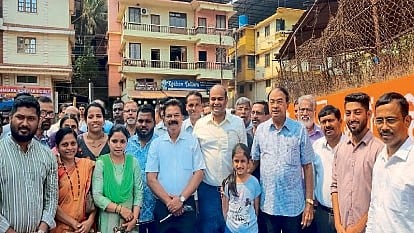 ponda Hotmix Asphalting Work Launched by Agriculture Minister Ravi Naik