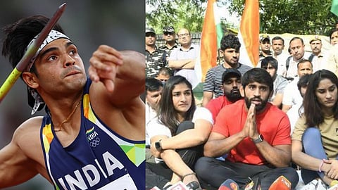 Neeraj Chopra Support to Wrestler Protest