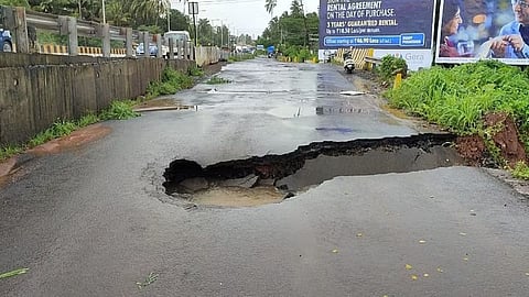 Mapusa-Guirim Road Work