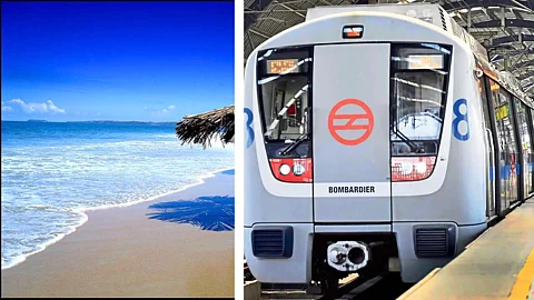 Delhi Metro on Goa Beach