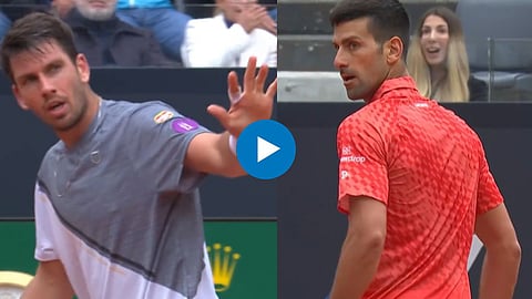 Novak Djokovic Angry