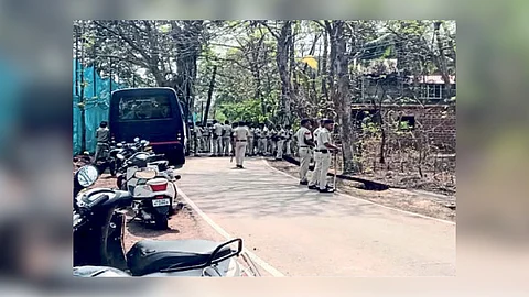 Deployed police forces