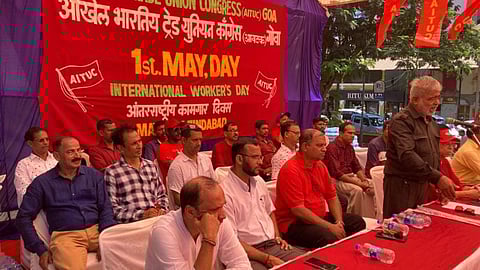 AITUC Goa at Azad Maidan Panjim On International Workers'Day