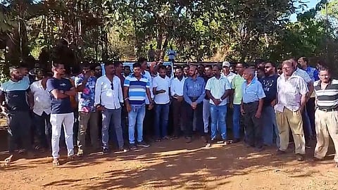 Mopa Taxi Association Protest